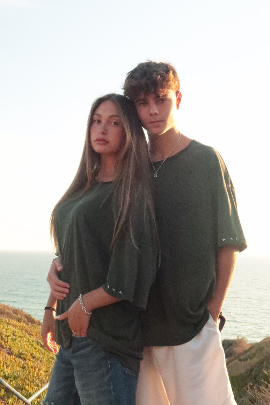 Green + White